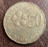 C50 - Moneda foarte veche - Malaezia - 50 sen - 2014