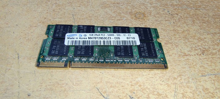 Ram LAptop Samsung 1GB DDR2 PC2-5300S M470T2953cz3-CE6