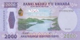Bancnota Rwanda 2.000 Franci 2024 - P44 UNC ( vezi descriere )