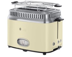 Prajitor de paine Russell Hobbs 21682-56 Retro Vintage 1300W, Crem - RESIGILAT