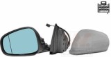 Oglinda exterioara Alfa Romeo Giulietta (940), 05.2010-, partea Stanga, culoare sticla culoare albastra, sticla asferica, carcasa grunduita, cu incal