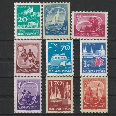 Balaton (Lacul Balaton) I LP 1673-1681 1959 foto