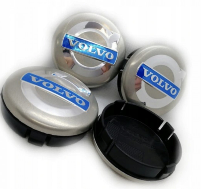 Plăcuțe de emblemă Volvo 64 mm Set de 4 bucăți