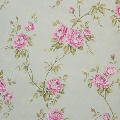 Tapet tineret, floral, verde, roz, living, dormitor, hol, bucatarie, 37226-4 foto