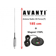 Antena Radio CB AVANTI Forza 7 185cm + Magnet Avanti 170PL