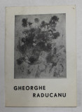 GHEORGHE RADUCANU , CATALOG DE EXPOZITIE , FEBRUARIE - MARTIE , SALA GALERIILOR DE ARTA , 1969