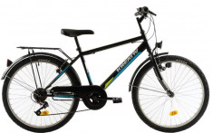 Bicicleta Copii Kreativ 2413 Negru 24 Inch foto