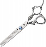 WOLF Degloving Degloving foarfece pentru dreptaci 6.0 Sharky-B offset foarfece de tuns pentru salon