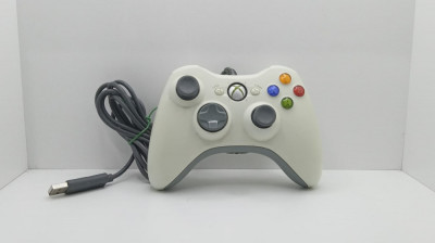 Controller cu fir XBOX 360 / PC - Microsoft - Alb foto