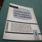 Cumpara ieftin REVISTA CONSTRUCTIILOR SI A MATERIALELOR DE CONSTRUCTII NR 4 /1965