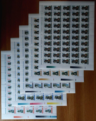 RO 1999 ,LP 1475 ,&amp;quot;Manastiri din Nordul Olteniei&amp;quot; , coli intregi de 50 , MNH foto