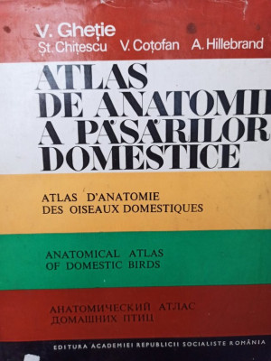 V. Ghetie - Atlas de anatomie a pasarilor domestice (1976) foto