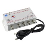 Cumpara ieftin Amplificator semnal TV cu 4 iesiri si alimentare 220V