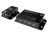 Extender USB 50m Negru Cat 5e/6