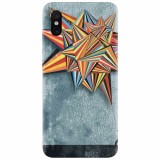 Husa silicon pentru Xiaomi Mi 8 Pro, Abstract Colorful Balloon Triangles