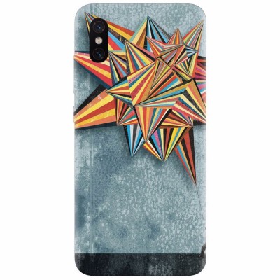 Husa silicon pentru Xiaomi Mi 8 Pro, Abstract Colorful Balloon Triangles foto