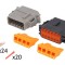 Conector Automotive DTM 2x12 Crimpat pe Cablu EEC