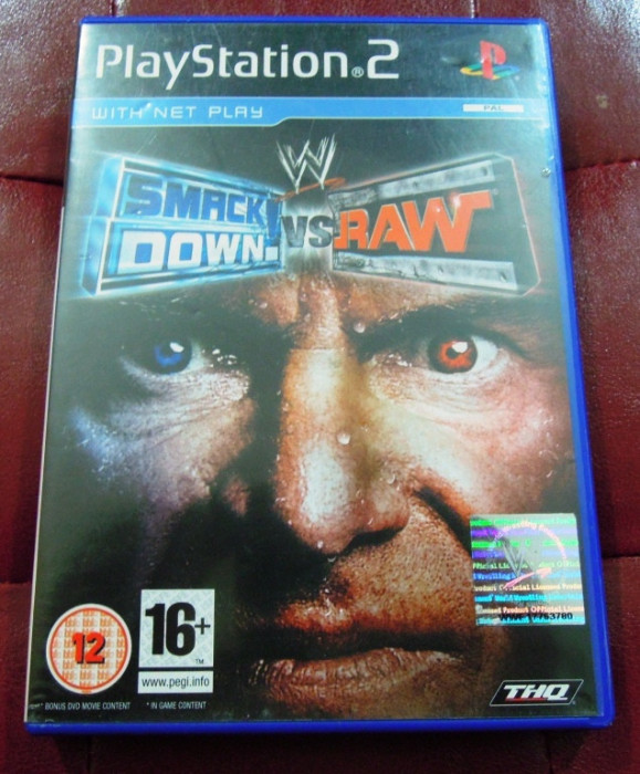 WWE SmackDown vs RAW pentru PS2, original, PAL