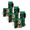 Set 3 Module wireless 433 MHz pentru Arduino si Raspberry Pi, Kwmobile, Verde, Componente electronice, 38819