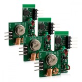 Set 3 Module wireless 433 MHz pentru Arduino si Raspberry Pi, Kwmobile, Verde, Componente electronice, 38819