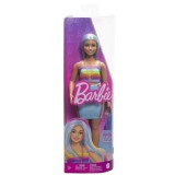 PAPUSA BARBIE FASHIONISTA CU PAR AURIU SI TOP SPORT SuperHeroes ToysZone, Mattel