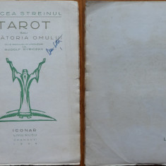 Mircea Streinul , Tarot sau calatoria omului ,1935 ,autograf catre Dimitrie Sutu