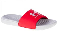 Papuci flip-flop Under Armour Ansa Fixed Slides 3023761-104 ro?u foto