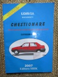 CHESTIONARE PENTRU VERIFICAREA CUNOSTINTELOR DE LEGISLATIE RUTIERA CATEGORIA B