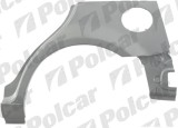 Segment reparatie aripa spate spate Mazda 6 (GG/GY), 06.2002-11.2007, partea stanga, metal galvanizat, Model Combi, Estate,