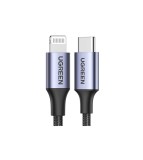 Cablu UGREEN USB C Lightning 20W MFi 1.5m Gri
