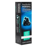 Pasta de Dinti, Brush Buddies, Charcoal Herbal Toothpaste, Efect Albirea Dintilor cu Carbune Activ,