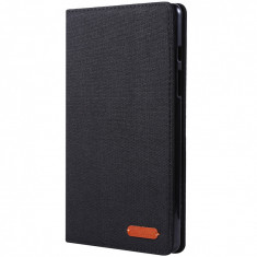 Husa Tableta Textil OEM Stand pentru Samsung Galaxy Tab A 8.0 (2019), Neagra