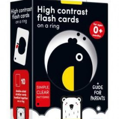 High Contrast Flash Cards on a Ring Age 0+ Flash Cards