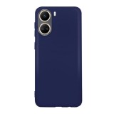 Husa compatibila cu huawei nova 10 se, matte efect, camera ultra safe, htpmag, albastru