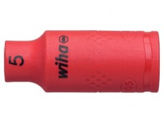 Cheie tubulară HEX 5mm 1/4 - Cap 6-puncte, izolată 42mm