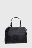 Cumpara ieftin Dkny poseta de piele culoarea negru