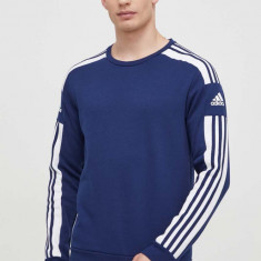 adidas Performance Bluză GT6639 bărbați, culoarea bleumarin, cu imprimeu GT6639