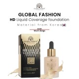Fond de ten, Global Fashion HD Liquid Coverage Foundation, 30ml, GX01, Warm Beige