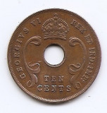 Africa de Est 10 cents 1943 - (George VI) KM-26.2