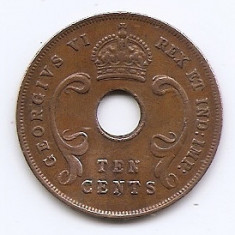 Africa de Est 10 cents 1943 - (George VI) KM-26.2