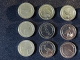 Turcia 2020 - Set complet de 12 monede a c&acirc;te 1 kuruş fiecare - Fauna - Păsări, Europa