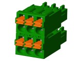 Conector regletă de conexiuni deconectabilă mufă mamă 5,5A AMPHENOL ANYTEK