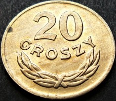 Moneda istorica 20 GROSZY - POLONIA, anul 1949 * cod 4634 B = excelenta!