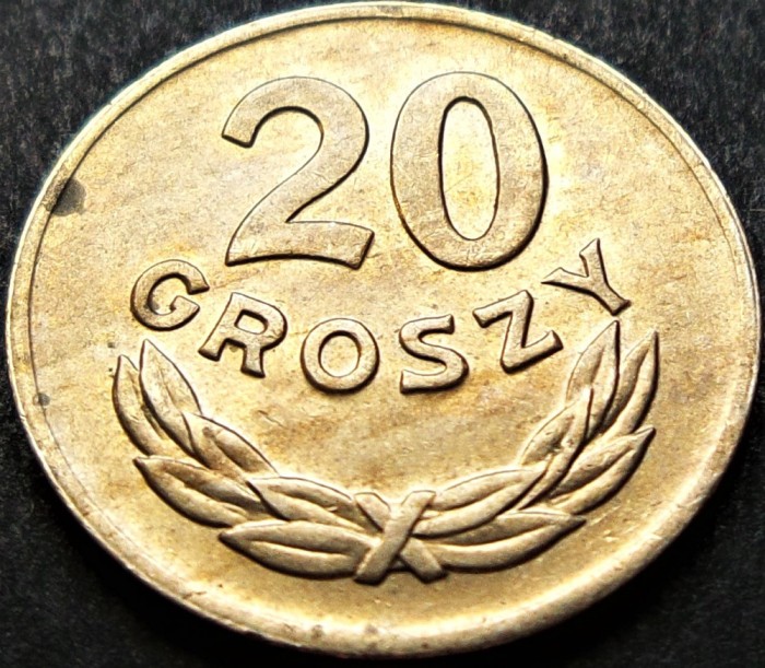Moneda istorica 20 GROSZY - POLONIA, anul 1949 * cod 4634 B = excelenta!