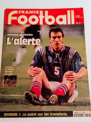 Revista fotbal - &amp;quot;FRANCE FOOTBALL&amp;quot; (10.06.1997) foto