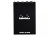 Blocnotes grafic A5 spirala 80 file Rhodia Classic Black