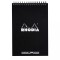Blocnotes grafic A5 spirala 80 file Rhodia Classic Black
