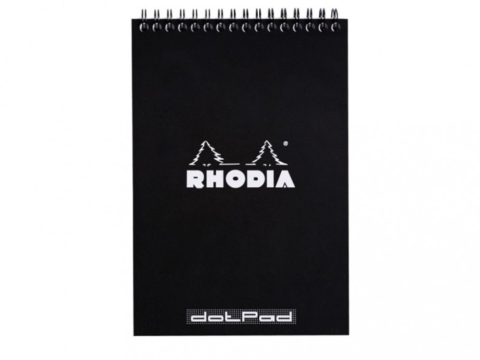 Blocnotes grafic A5 spirala 80 file Rhodia Classic Black