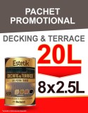 Cumpara ieftin PACHET PROMO Lac pentru lemn ESTETIK DECKING&amp;TERRACE STEJAR, 8x2.5l