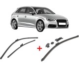 Cumpara ieftin Set 3 stergatoare AUDI A3 Sportback (8VA, 8VF) 2012 - 2020, pentru parbriz si luneta, Valeo HydroConnect